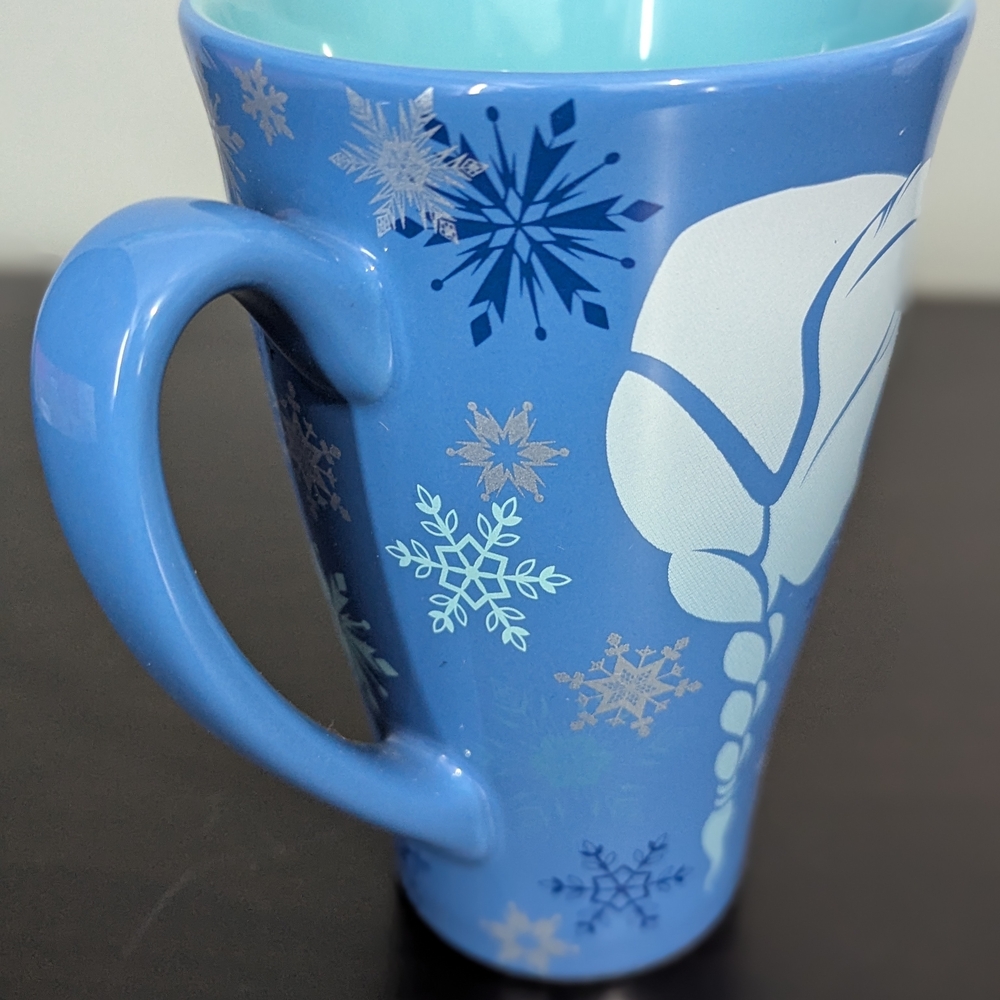 Disney Frozen Elsa & Anna Silhouette Keep Calm and Let It Go Ceramic Mug 12 Oz - Picture 7 of 10